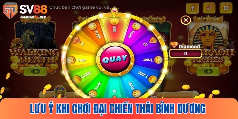 Cần lưu ý một vài điều khi tham gia Đại chiến Thái Bình Dương SV88